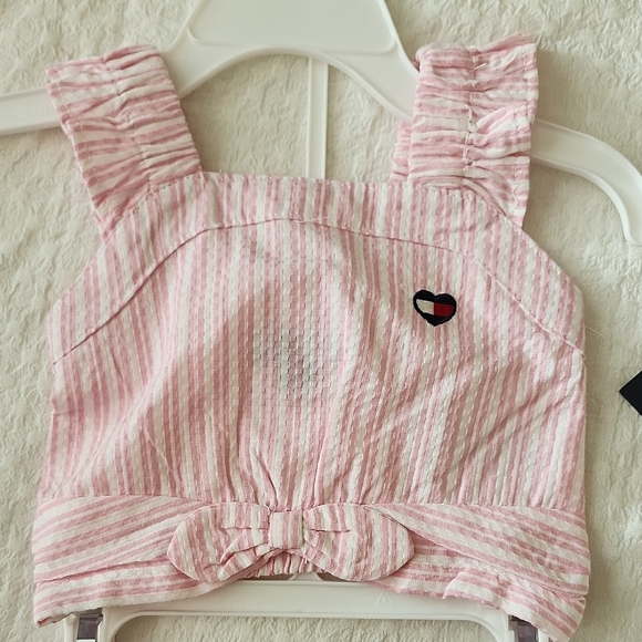 Tommy Hilfiger Pink Striped Two-Piece Outfit - Picture 2 of 5